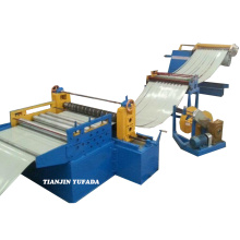 Uncoiling slitting cutting collecting line uncoil slit recoil steel machine